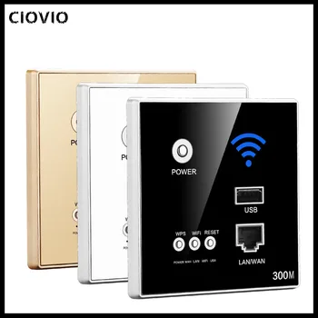 

300Mbps 220V power AP Relay Smart Wireless WIFI repeater extender Wall Embedded 2.4Ghz Router Panel usb socket