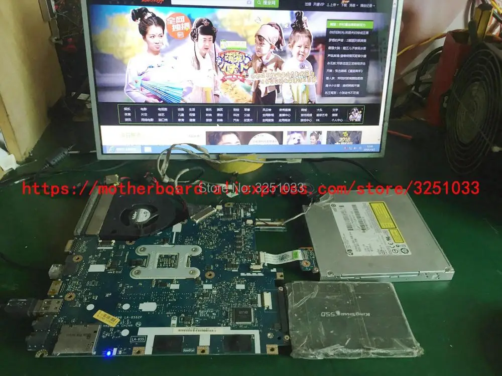 PEW96 L01 LA-6552P для ноутбука ACER Aspire 5552G материнская плата ноутбука NV50A MBR4602001 LA-6552P шлюз NV50A PEW96 тестирование