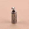 Titanium Vintage Ash Box Pendant Jewelry Pet Urn Cremation Memorial Keepsake Openable Put In Ashes Holder Capsule Chain Necklace ► Photo 3/6