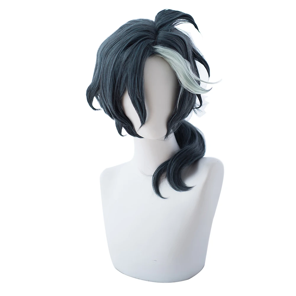 High Quality Sirius the Jaeger Yuliy Curly Styled Synthetic Cosplay Wig  Halloween Cosplay Wigs christmas tree costume