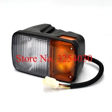 Поставка высокое качество отечественного производства черный 12 В 8FD серии вилочный погрузчик левая БОКОВАЯ фара левая голова свет ZL-126