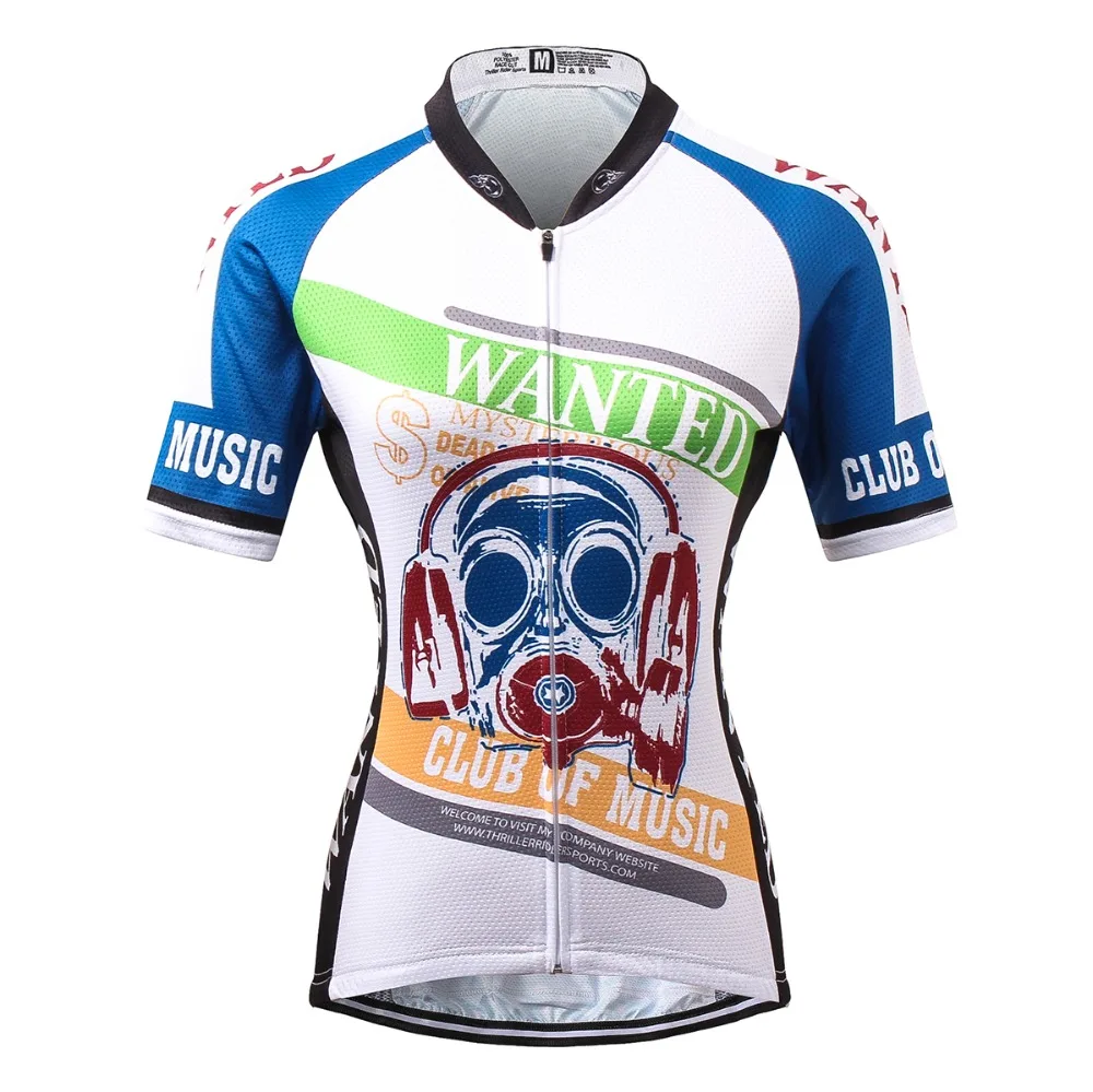 

THRILLER RIDER SPORTS TRS-W0058 Womens Cycling Jersey Cycling Clothing Bike Shirt Size S to 5XL