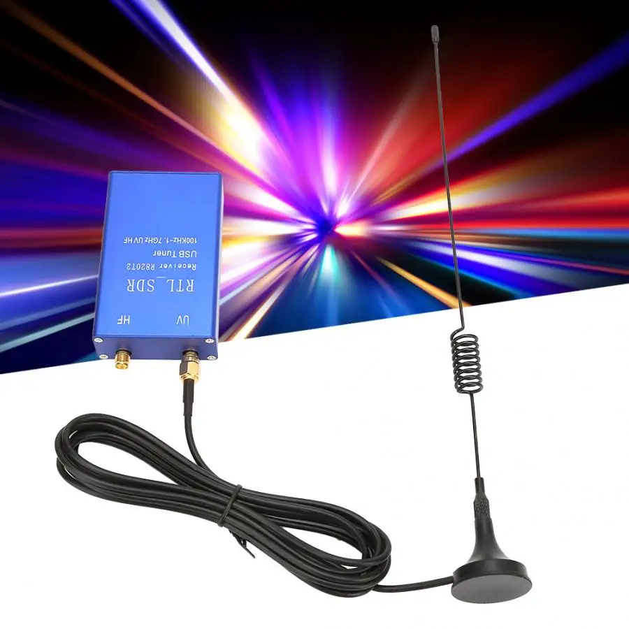 

USB Tuner Receiver RTL2832U + R820T2 100KHz-1.7GHz UHF VHF HF RTL.SDR USB Tuner Receiver AM FM hf sdr Radio receiver