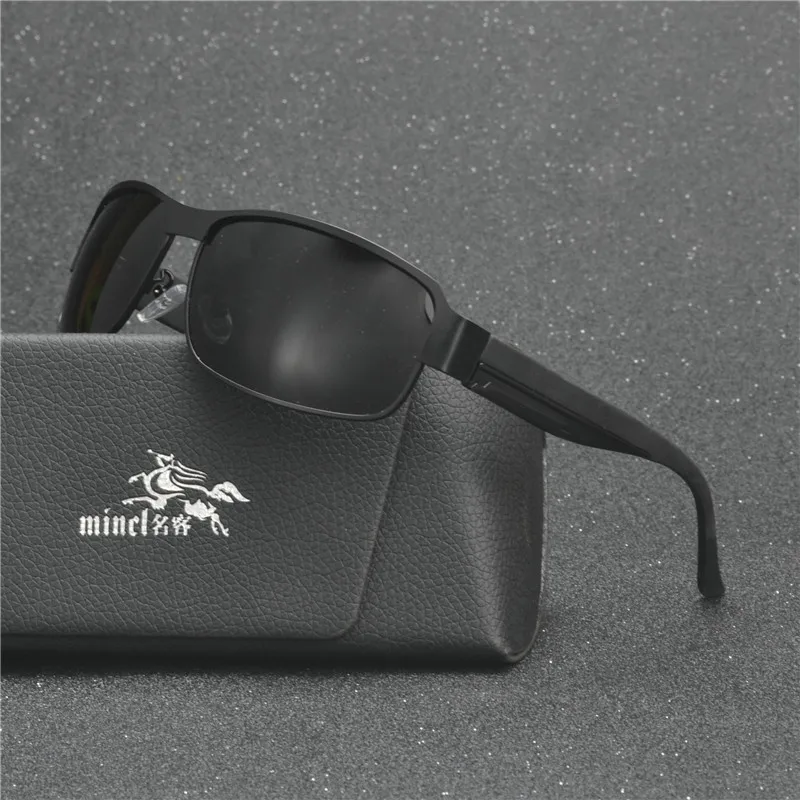 

Brand Design Polarized Sunglasses Men Driver Shades Male Vintage Sun Glasses For Men Spuare Gradient UV400 FML