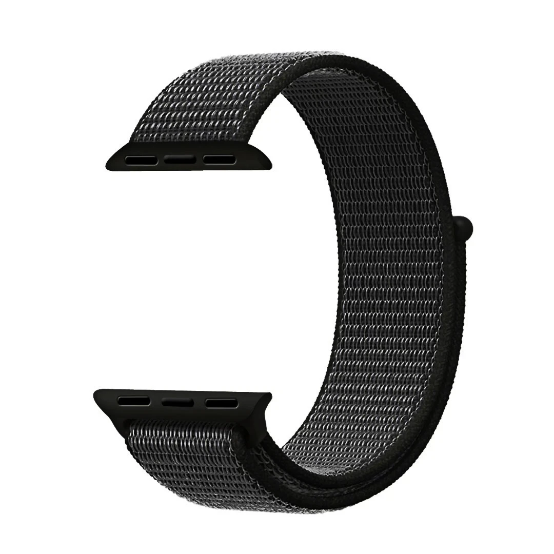 Nylon loop watch strap for Apple watch band 42mm 38mm iwatch 4 3 2 Watchbands Wristband adapter 44mm 40mm weave sport loop strap