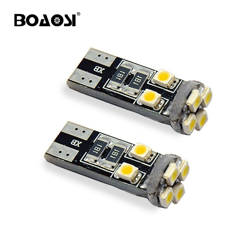 BOAOSI 2 шт. Новое поступление авто лампы W5W T10 светодиодный 194 168 Белый 1210 SMD супер яркий автомобиль чтения Потолочные плафоны парковка лампы DC12V