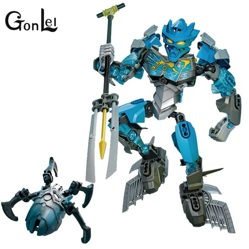 

GonLeI XSZ 707-3 Bionicle CALI master of water XSZ Building Block Bricks Toys Sets BABY TOYS compatible