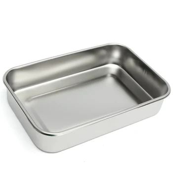 

Stainless Steel Dental Instruments Tray Surgical Nursing Medical Equipment Steriliser Container For Dentist Tool Storage Box