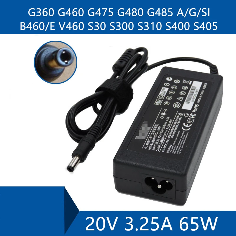 Laptop AC Adapter DC Charger Connector Port Cable For Lenovo G360 G460 G475 G480 G485 A/G/SI B460/E V460 S30 S300 S310 S400 S405 |