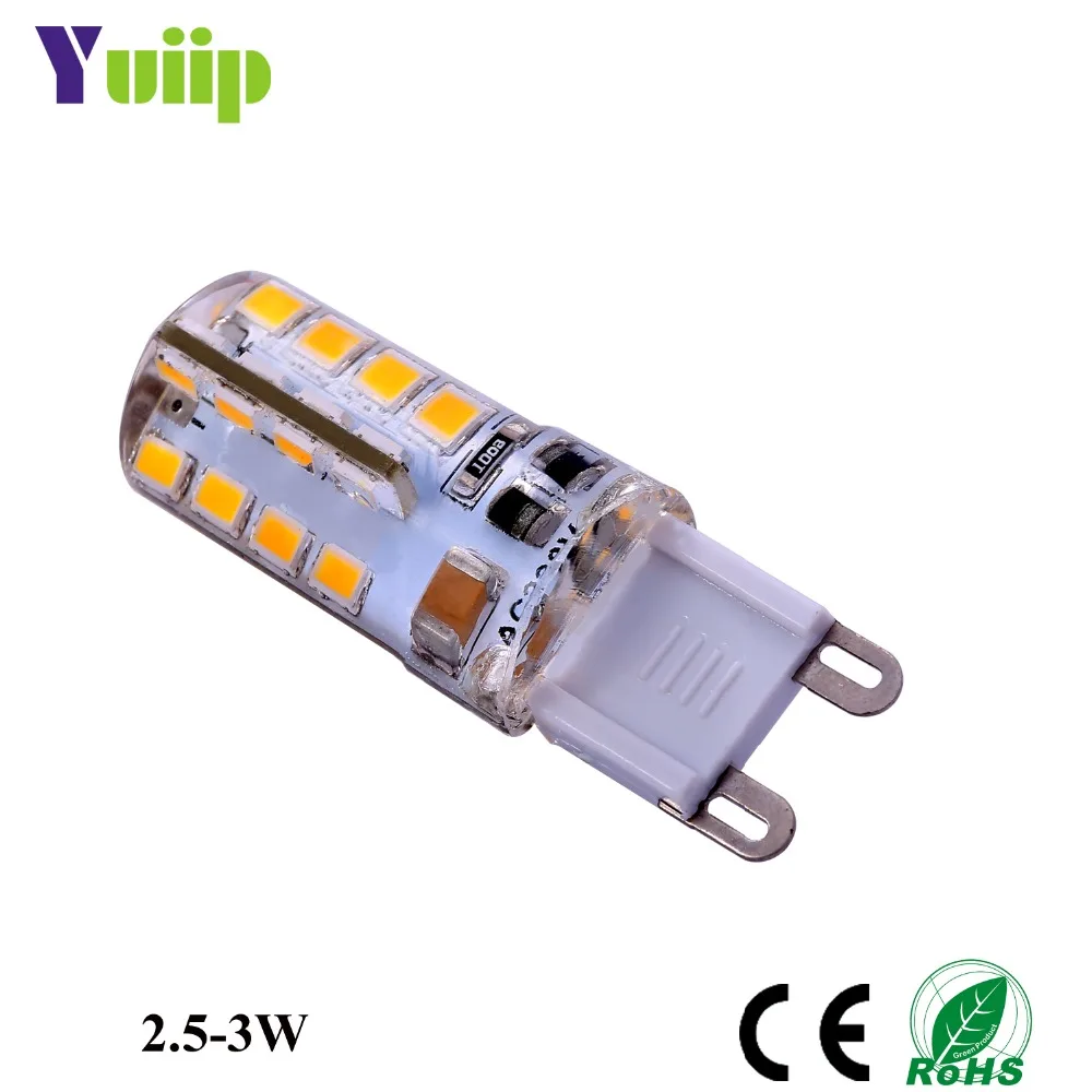 Yuiip G9 светодиодный светильник SMD 2835 3 Вт Epistar теплый белый низкое напряжение