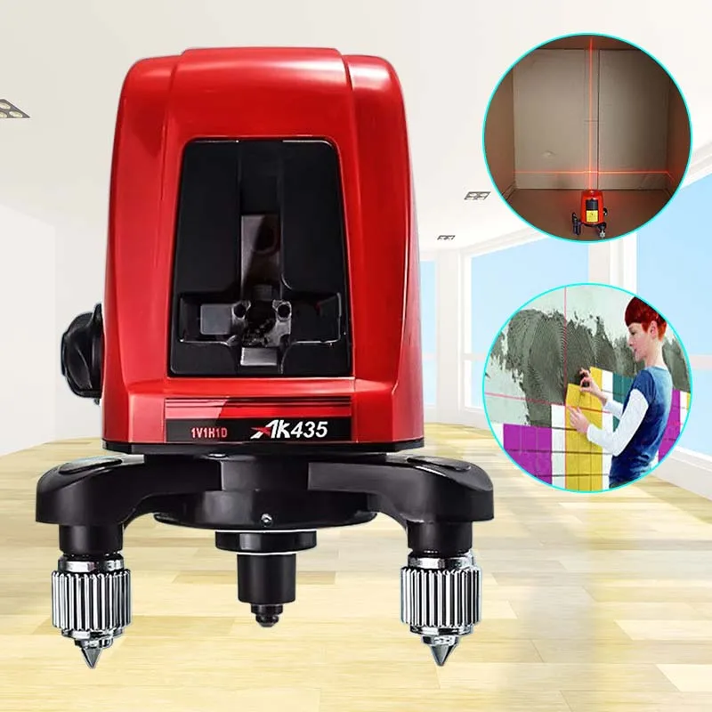 

2019 Leveling Tool 360 Degree Rotary Self-leveling Cross Level Red 2 Line 1 Point Diagnostic Tools HYD88