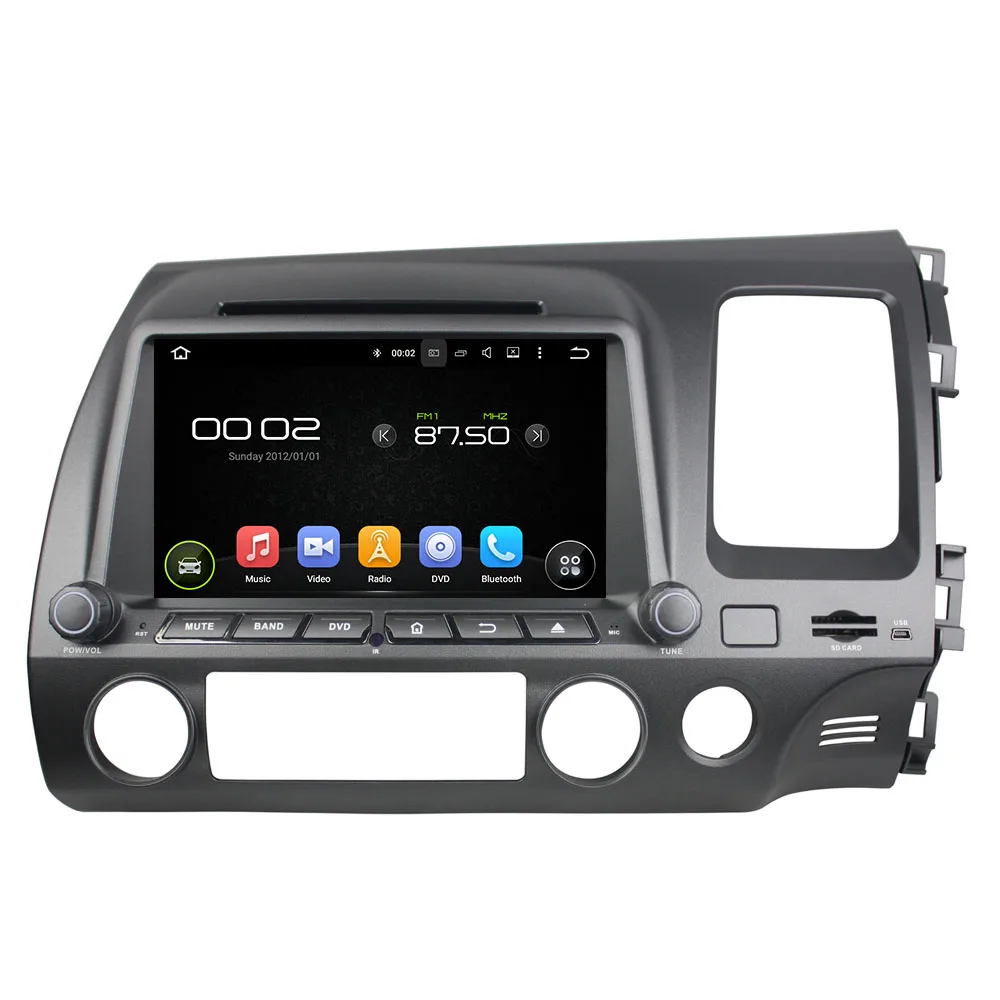 RHD Встроенная память 64G Android 9 0 Octa Core для Honda CIVIC 2006-2011 PX5 Автомобильная