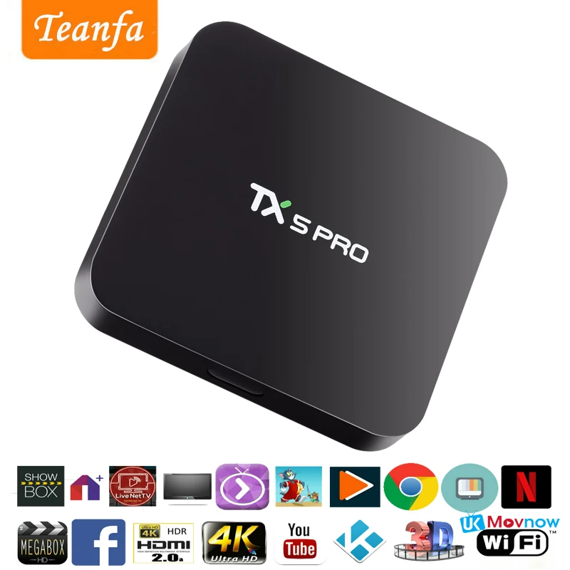 

TX5 Pro Android 6.0 TV BOX 2G/16G Amlogic S905X Quad core Bluetooth Dual Wifi Smart Media Player HD 4K KD 16.1 Set Top TV Box