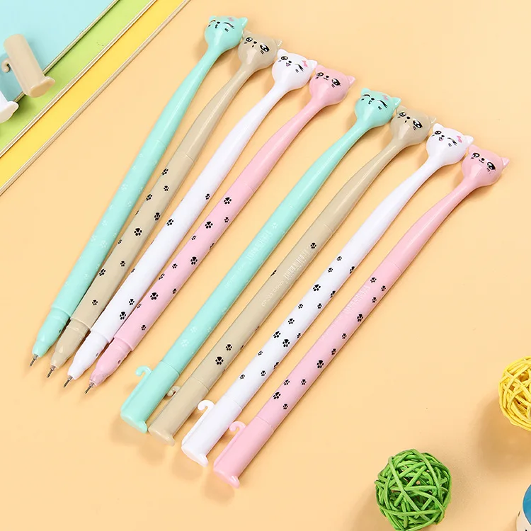 8pcs-lot-cat-face-Gel-Pens-Set-Kawaii-School-Supplies-Office-Stationary-Photo-Album-Kawaii-kute (1)