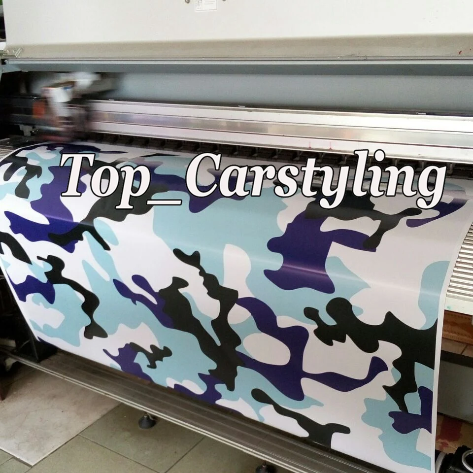 BLUE WHITE CAR WRAPPING FILM WITH AIR FREE (2)