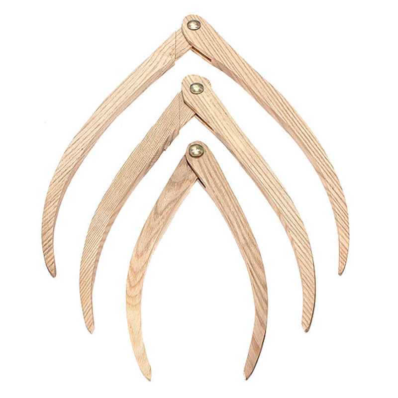 Great 3Pcs Calipers Pottery Clay Ceramic Measuring Tools 8 10 12 inches