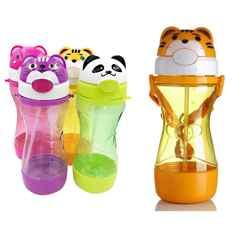 

Newest Kids Bottle Creative Garrafa Shaker Baby Drink Bottle Protein Shaker Plastic Protein Botellas Para Agua Space 450ml