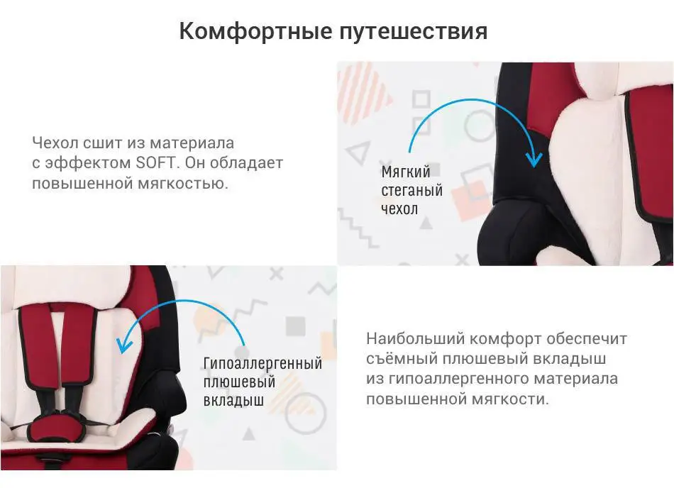 Детское автокресло Smart Travel "Forward", 1-12 лет, 9-36 кг, группа 1/2/3