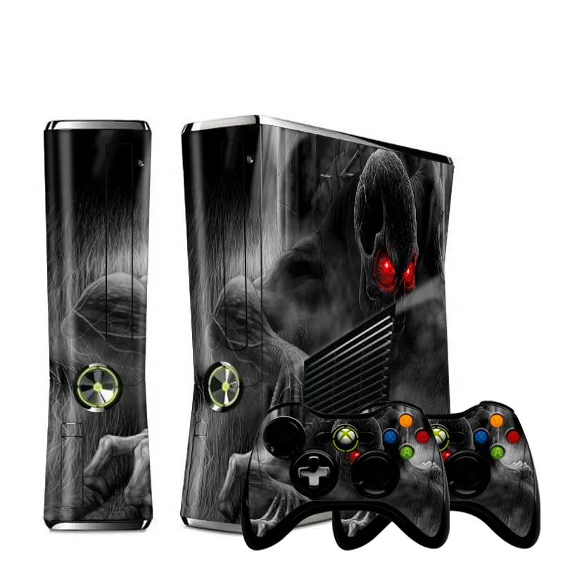 Чехол Warrior Joker на виниловую консоль для Microsoft Xbox 360 SLIM защитные наклейки контроллер