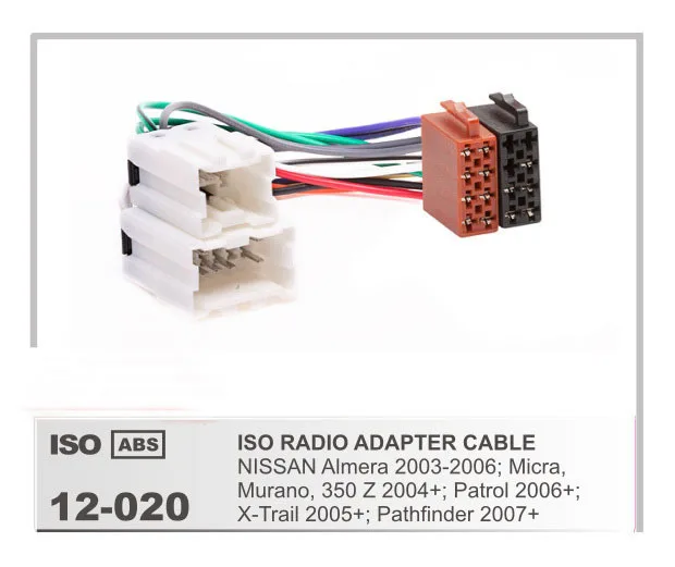 JSTMAX 12 020 ISO Plug Radio para Nissan Almera Micra