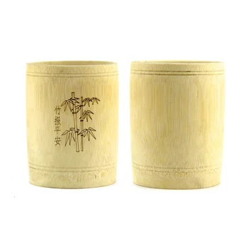 

30pcs/lot Traditional Chinese Handmade Natural Bamboo Cup For Tea Water Beer Coffee Juice
