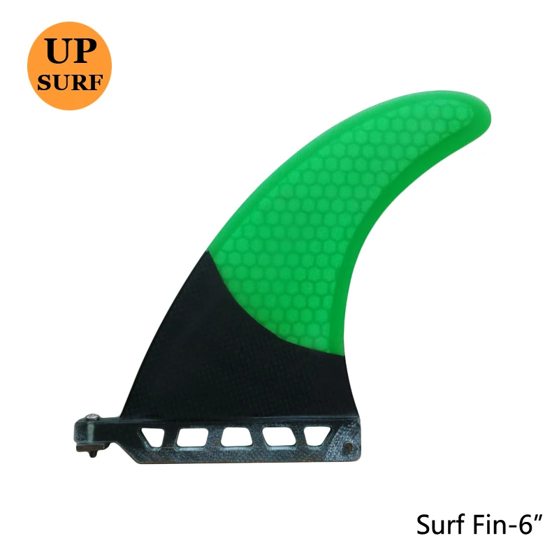 Buy Longboard Fins 6inch Single Fins Green 6"Length