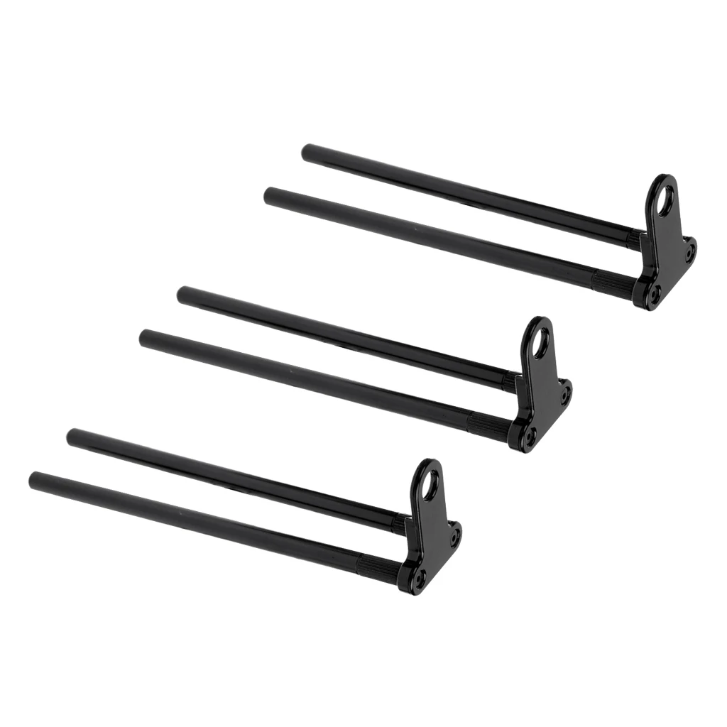 3 Pieces Aluminium Alloy Fishing Snag Bars Ears Connect with Fishing Bite Alarms Carp Fishing Tackle Fishing Rod Connector