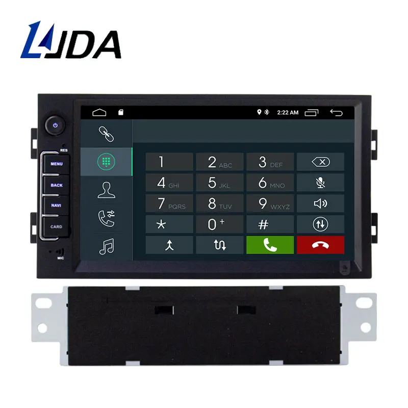 Best LJDA 1 Din Android 10.0 Car Radio For Peugeot 308/308s 2013-2017 Car Multimedia Player Stereo Auto Audio GPS Navigation DVD IPS 1