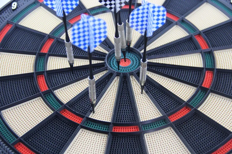 Новейшая горячая Распродажа 15 дюймов крытый ABS светодиодный Dartboard электронная Dartboard с 6 латунными Дартс Магнитная dartboard