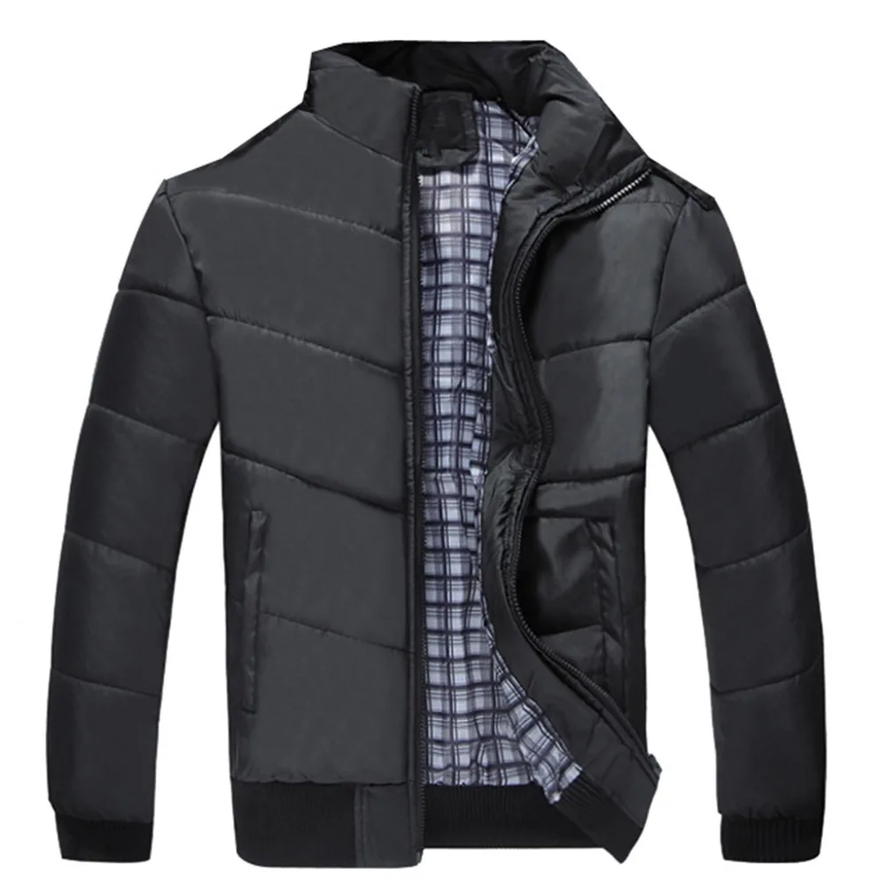 Men M 4XL Hooded Jacket Men 2018 Autumn Winter New Warm Coat Ultralight