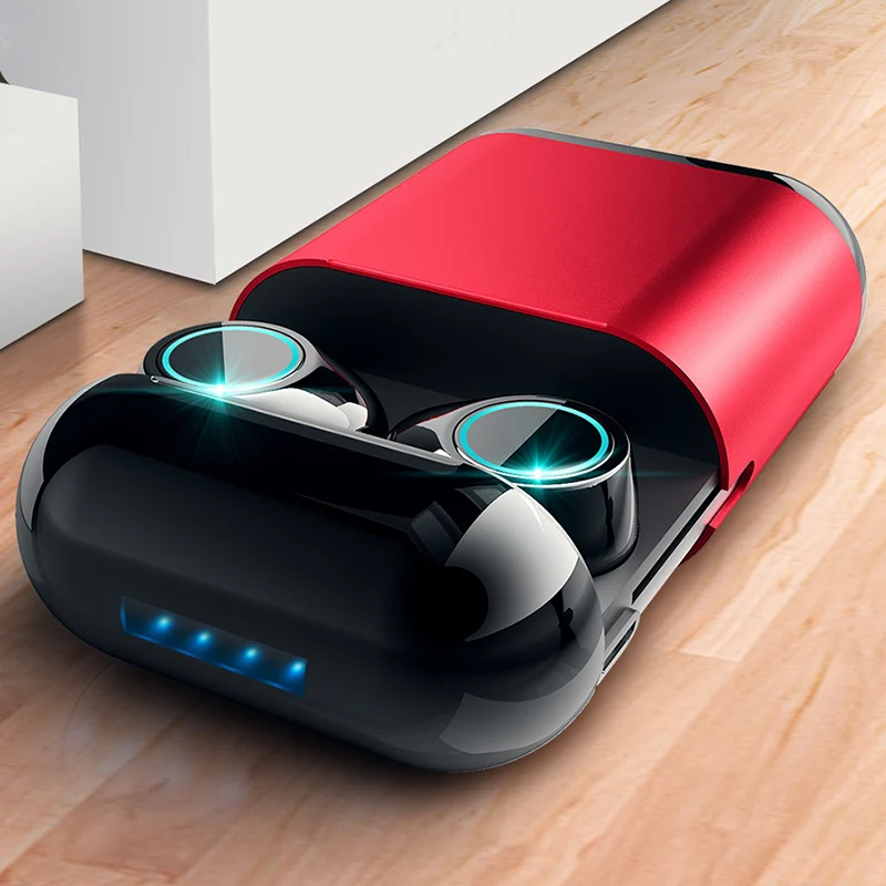S7 Bluetooth наушники беспроводные TWS стерео игровая гарнитура с микрофоном и зарядным
