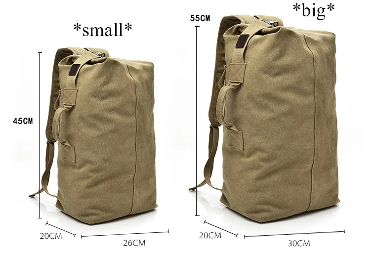 Походный рюкзак большой емкости для палаток военный тренировочный альпинистский походный охотничий холщовый износостойкий багажный ручной мешок