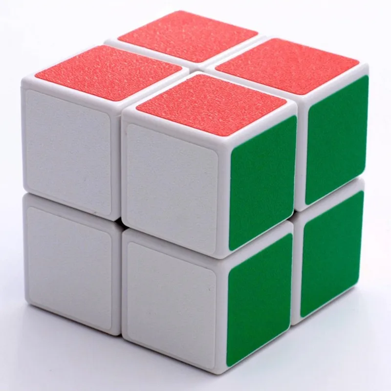 Стиль 2 x2x2 наклейки волшебный куб, игрушка, основные Скорость Cubo Magico Детская образовательная головоломка, квадратный Игрушка Головоломка MF219 - Цвет: white