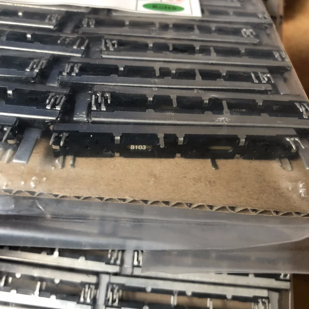 50pcs EPM8 dual channel mixer fader 75mm B10K B103 8Pins B103X2