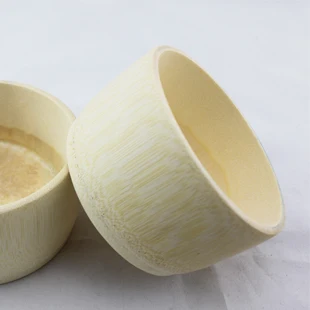 Японский Стиль Бамбука Круглая Чаша природные saft деревянные детские дежой