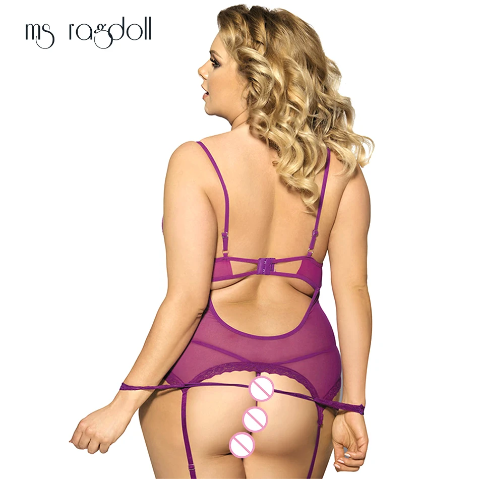 Сексуальное нижнее белье ms ragdoll размеры до 6XL женское наручники стринги