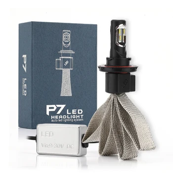

2 X P7- 9008/H13 Hi/Lo LED Headlight Bulb 30W 4800LM DC 9V-30V Purple Copper Waterproof IP68 6000K Cold White Car SUV ALL IN ONE