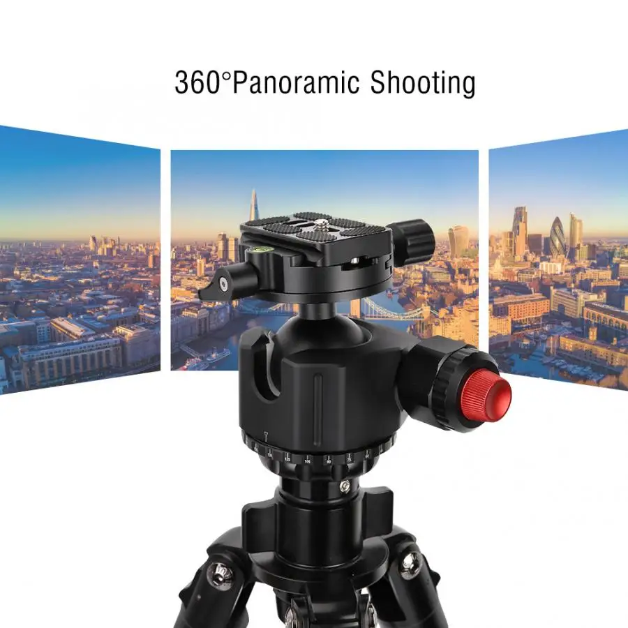 Алюминиевый сплав 360 панорамный шаровой головкой SLR камера фотографии низкой тяжести тонкой настройки влажной