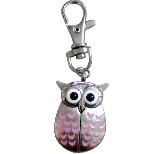 2018 New arrival cute owl shapes Alloy quart round Pocket watch Keychain #1226 2018 New arrival cute owl shapes Alloy quart round Pocket watch Keychain #1226