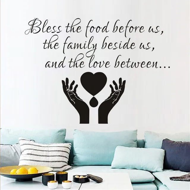 Best Offers Bless The Food Before Us Dining Room Art Vinyl Wall Sticker, Hands Pray Wall Pictures for Home Decoration, Wall Decor JD3537A1 Best Offers Bless The Food Before Us Dining Room Art Vinyl Wall Sticker, Hands Pray Wall Pictures for Home Decoration, Wall Decor JD3537A1