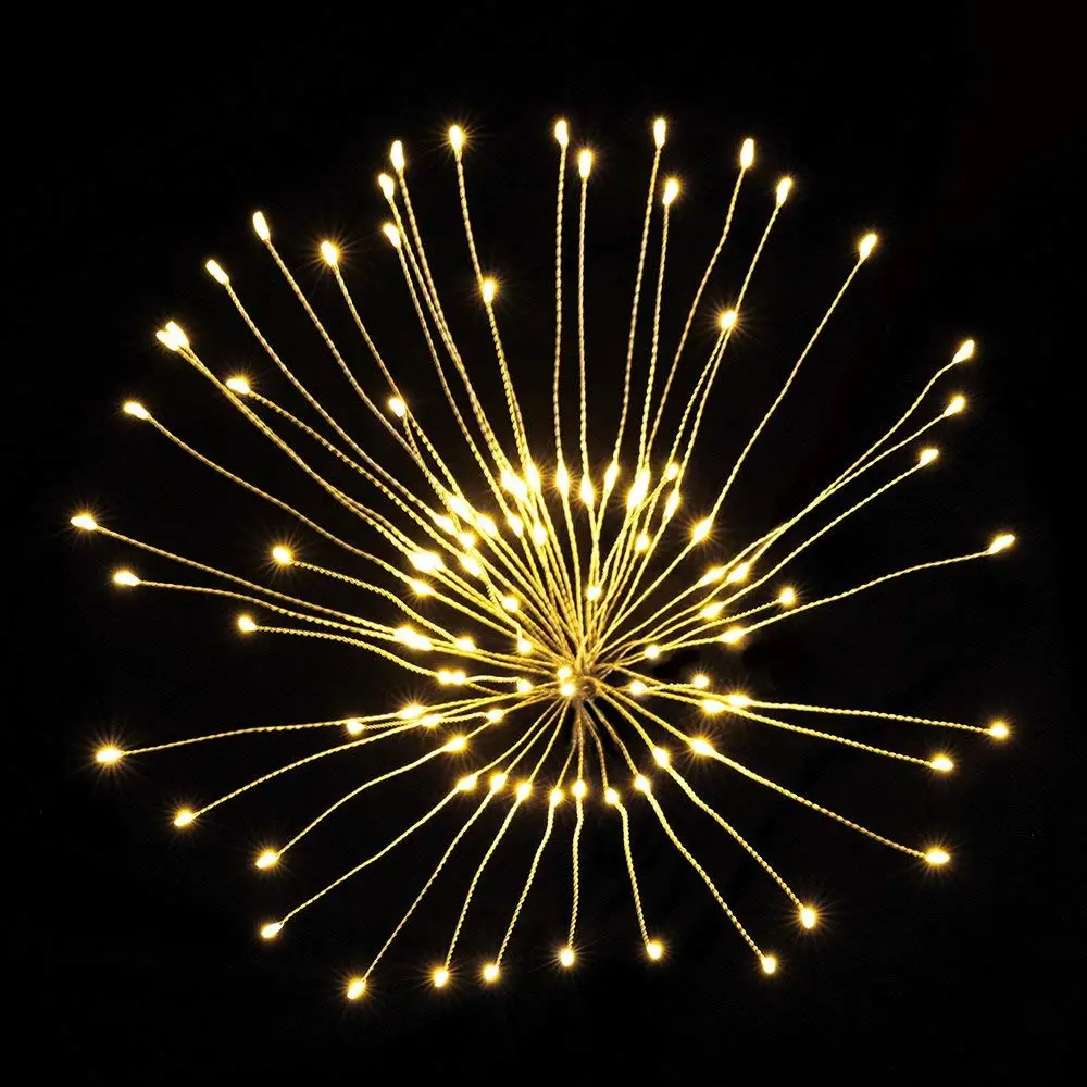 LED Fireworks String Light 100led Foldable DIY Explosion Colorful waterproof Fairy Light With Remote Control For Christmas party LED Fireworks String Light 100led Foldable DIY Explosion Colorful waterproof Fairy Light With Remote Control For Christmas party
