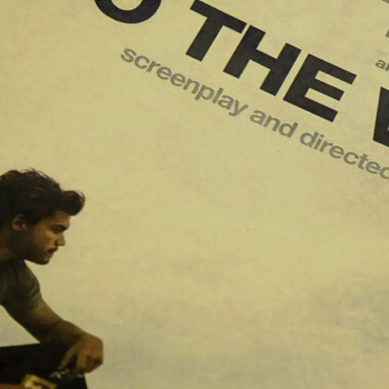 Classic movie Kraft poster painting core Christopher into the wild nostalgic poster Classic movie Kraft poster painting core Christopher into the wild nostalgic poster