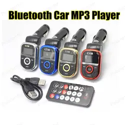 Автомобильный MP3-плеер BluetoothHandsfree FM передатчик с пультом дистанционного управления Управление HD Loosless + ЖК-дисплей Экран + Поддержка TF слот