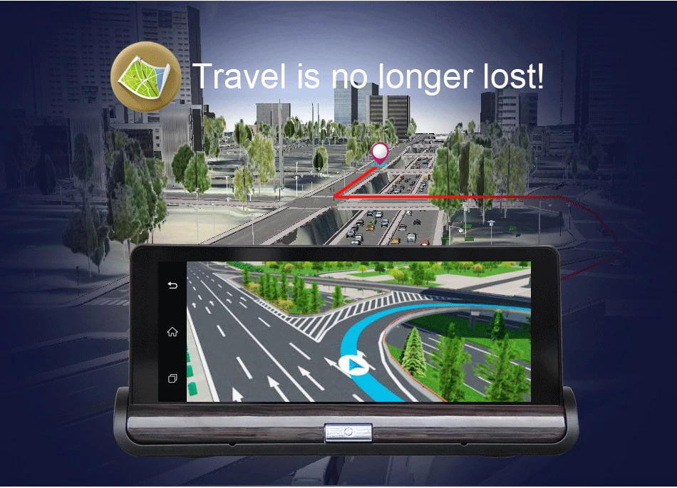 ANSTAR " Автомобильный gps навигатор Bluetooth DVR камера Android 3g wifi двойной объектив g-сенсор видео рекордер с камерой заднего вида Dashcam