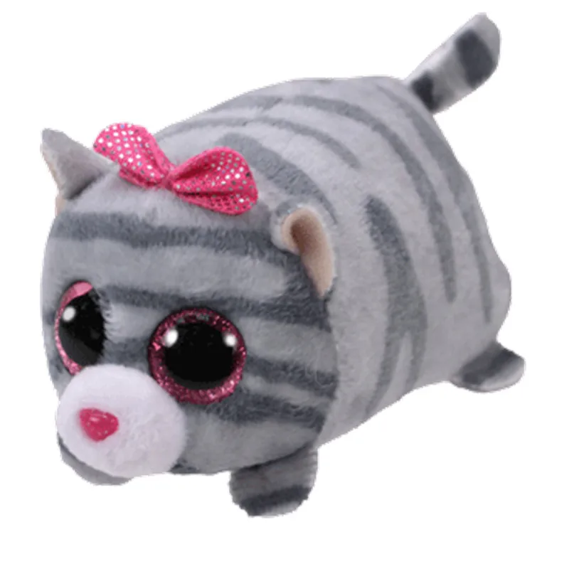 10cm Mini Teeny Tys Ty Plush Toys Beanie Boos Big Eyes Fox Unicorn Bunny Dragon Pocket Tsum Candy Pig Stuffed Doll Ty Kids Gift
