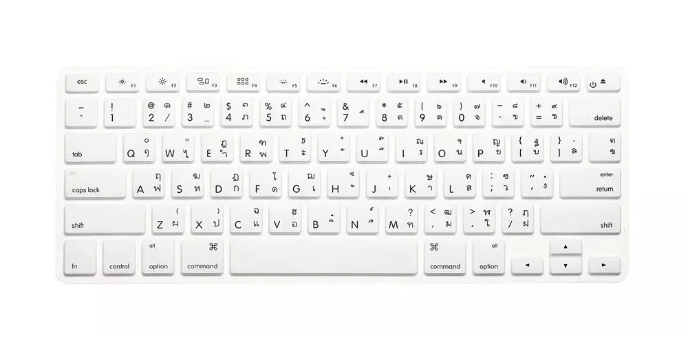 Thh Thai силиконовый чехол для клавиатуры ноутбука Apple macbook Air Pro Retina 13 15 17 mac book |