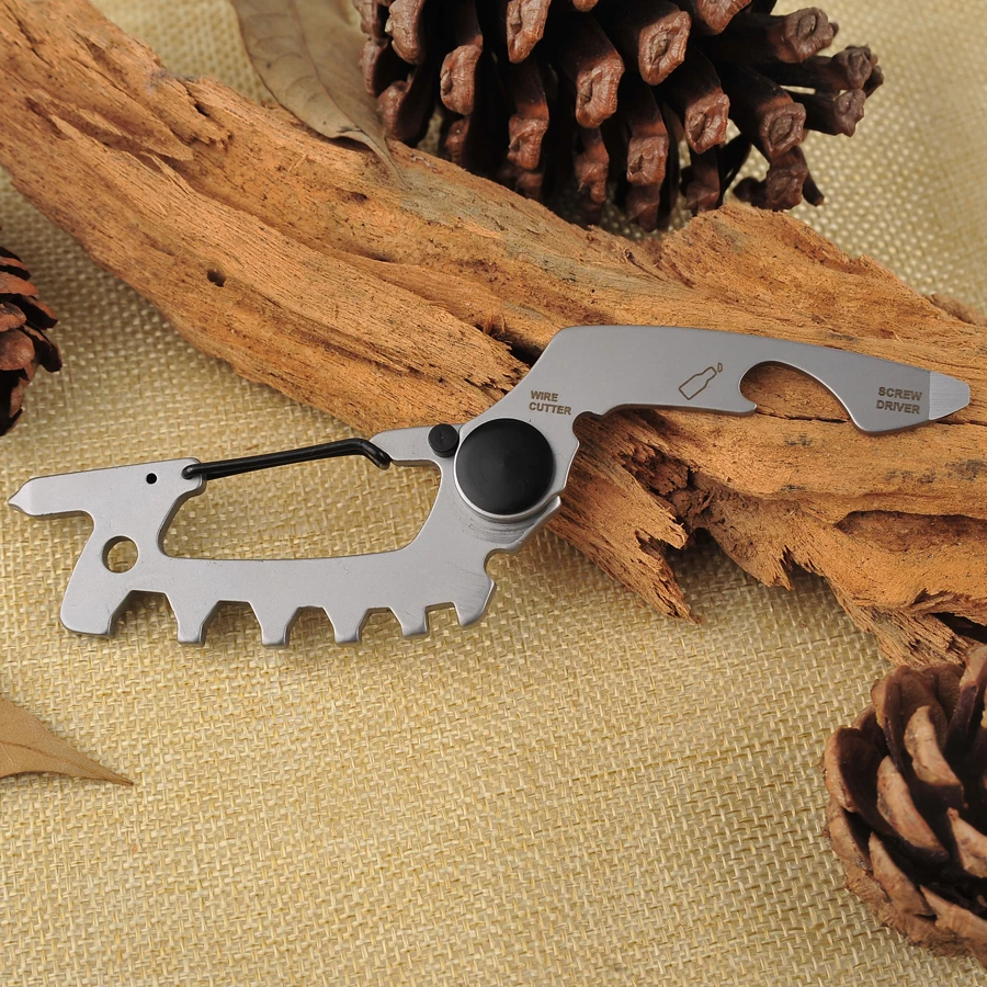 2018 NEW Stainless Steel Key Chain Multi Tool EDC kit Carabiner Keychain Clip Silver Hiking Climbing Hanger Buckle Outdoor Tools 2018 NEW Stainless Steel Key Chain Multi Tool EDC kit Carabiner Keychain Clip Silver Hiking Climbing Hanger Buckle Outdoor Tools