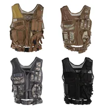 Военный охотничий сетчатый дышащий жилет Открытый CS жилет много карманов жилет нейлоновая ткань JPC тактический molle, охота жилет
