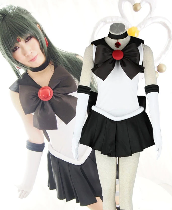 アニメ美少女戦士セーラームーンセーラープルート刹那冥王コスプレ衣装制服ドレス