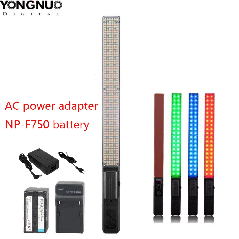 

Yongnuo YN360 LED ICE Stick Video Light Handheld LED Photographic Studio Lighting Bi-color 3200k to 5500k RGB Color Temperature